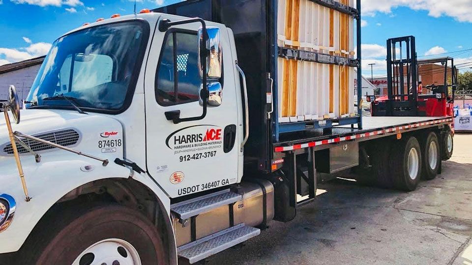 Harris Ace Hardware - Delivery Truck - Doors Windows